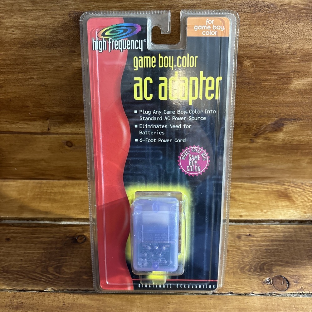 AC Adapter For Nintendo Game Boy Color High Frequency Eliminates Batteries NEW